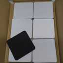 18 PCS Sublimation Coasters Blanks Bulk, 4x4 Inch Square Blank Cup Mat Rubber for Sublimation Transfer Heat Press Printing DIY Crafts (White)