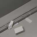 LazBlinds Cordless 1" Vinyl Mini Blinds for Indoor Windows - Light Filtering Horizontal Window Blinds & Shades, 28" W x 48" H, Grey