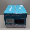 Emerson MW7302B Compact Countertop Microwave Oven with Touch Control, LED Display, 700W, 10 Power Levels, 6 Auto Menus, Glass Turntable and Child Safe Lock, 0.7 Cu., Ft. Black