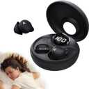 sunvito Sleep Earbuds for Side Sleepers, Mini Invisible Wireless Bluetooth 5.3 Micro Sleep Headphones, Hidden Earbuds for Small Ears Sleeping, Exercise, Hiking, Working (Black)