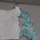 Kids Baby Girl Summer Clothes T-Shirt Tops Suspender Overalls Shorts Toddler Infant Outfit, 4-5T 