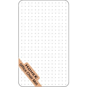 Office Chair Mat for Medium Pile Carpets, 55" x 32" Delivered Flat Desk Floor Mat for Carpeted Floors - Easy Chair Rolling, Heavy Duty Studded Computer Chair Mat for Carpet (32"x55" Rectangular)