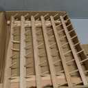 New brothread 60 Spools Wooden Thread Rack/Thread Holder Organizer with Hanging Hooks for Embroidery Quilting and Sewing Threads