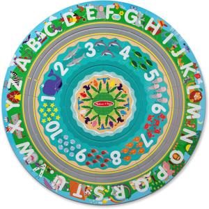 Melissa & Doug Round The Shore Tracks Cardboard Jigsaw Floor Puzzle and Wind-Up Vehicles  48 Pieces, for Boys and Girls 4+ - FSC-Certified