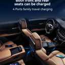 70W USB C Car Charger, Rocoren 4-Port PD Super Fast Charging Type C Car Charger for Multiple Devices, Cigarette Lighter Adapter, USBC Phone Adapter for iPhone 17/17 Air/16/15 Pro Max,Samsung S25,Piexl