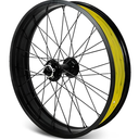 20/26 x 4.0 Inch Fat Tire Front Bike Wheels, Aluminum Alloy Rims