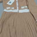 GRACE KARIN Girls Sweater Fall Dress Long Sleeve Knit A Line Contrast Casual Winter Dresses, 6-14Y