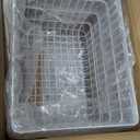 Large Laundry Baskets, Dirty Clothes Hamper with Wheels,Rolling Wire Laundry Basket Organize,2 Removable Wire Storage Metal Clothes Hamper Organizer for Laund Room, Bathroom, Bedroom, Dorm, White