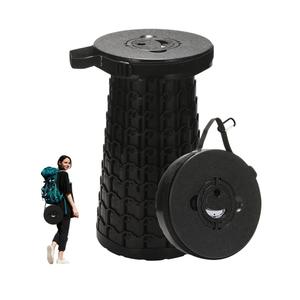 18-inch Heavy Duty Collapsible Stool - 800 lbs Capacity, 2.6 lbs Lightweight Portable Folding Stool for Camping, Travel, Music Festivals and Other Outdoor Events