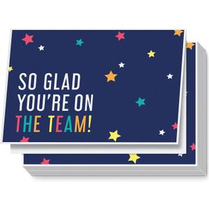 Sweetzer & Orange Employee Appreciation Cards with Envelopes. (25 Pack) 5x7 Small Thank You Sheets, Appreciation Card, Gratitude Slips, Nurses Week Notes, Administrative Professional Day Tags