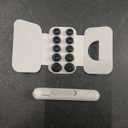 5 Sizes of Ear Tips Compatible with AirPod Pro 3 Ear Tip with Cleaning Kit Accessories & Portable Storage Box, Soft Design, Wearing Without Pain & Dense Dust Guard Screen(XXS/XS/S/M/L)-White