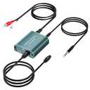 192kHz DAC Audio Converter Digital to Analog Audio Converter, 7ft/2.1m Optical Audio to 3.5mm RCA AUX Cable, Optical to RCA Adapter with Dual 3.5 mm Jacks for PS3 PS4 HDTV Blue Ray DVD Sky