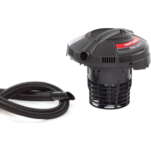 Craftsman CMXEVBE17678 1.75 Peak HP Wet Dry Vac Powerhead, Portable Shop Vacuum Compatible with a 5 Gallon Bucket (Sold Separately) with Hose for Jobsite, Outdoor Cleaning