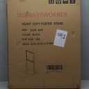 DISPLAYSWORKER Sign holder floor stand, heavy-duty pedestal poster Banner Stand for Display,2228 inch Slide-in Double-Sided Poster Sign Holder Floor Standing for Board Display (Black, 2228)