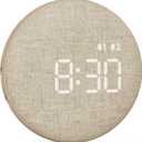 REACHER Travel Vibrating Alarm Clock for Heavy Sleepers Adults, Digital Dual Alarm Clock, Compact Under Pillow Bed Shaker, Rechargeable Battery Operated, Small, Portable