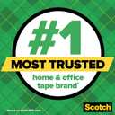 Scotch Desktop Tape Dispenser, Black Two-Tone, 1 Dispenser/Pack (C60-BK) (Up To 3/4 In)