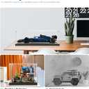 Acrylic Display Case Compatible with Lego Technic F1 42207 42141 42206 42171 42228, Dust-Proof Display Box Compatible with Lego Technic f1 car, 26.711.86.69 in(NOT Included The Model)