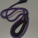 PLUTUS PET Rope Dog Leash 5ft Long,Traffic Padded Two Handle,Heavy Duty,Reflective Double Handles Lead for Control Safety Training,Leashes for Large Dogs or Medium Dogs,Dual Handles Leads(Violet)