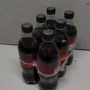 Coca-Cola Zero Sugar Cherry Soda Soft Drink Bottles, 16.9 fl oz, 6 Pack (EXP 10/19/26)