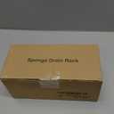 Cisily Kitchen Sink Caddy Organizer with High Brush Holder, Sponge Holder for Sink, 304 Rustproof Stainless, Kitchen Countertop Soap Dispenser Organizer, Kitchen Decor and Accessories (9.25, Black)