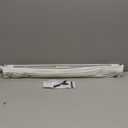 No Tools No Drill Cordless Roman Shades for Indoor Windows 100% Blackout, for Window Size 32" W  48" H White