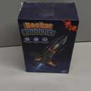 Rocket Launcher for Kids, 300 Feet Flight Altitude Rechargeable LED Spinner Rocket with Remote Control, Parachute Flying Model Rocket Toys, Electric Auto Launch Outdoor Space Toys Gifts for Ages 6-14