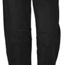 Utyful Barrel Jeans Women Cropped Baggy Trendy High Waisted Distressed Loose Stretch Denim Trouser Jeans with Pockets, Size: Medium (Black)