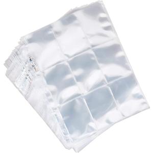 Ultra Pro 9-Pocket Silver Series Page Protector for Standard Size Cards (100ct) (Multi)
