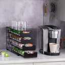 k cup Holders for Counter Small for Keurig k-cup Holder for mr Coffee for Tea (84 pods-4 tiers)