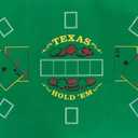 Texas Holdem Felt Layout - 36 x 72 Inch Size!