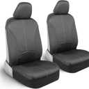 Motor Trend SpillGuard Waterproof Seat Covers for Front Seats, Gray Stitching  Durable Neoprene Car Seat Protectors, Easy to Install, Interior Covers for Auto Truck Van SUV