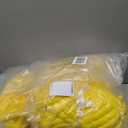 Chunky Yarn for Hand Knitting, Chunky Chenille Blanket Yarn for Crocheting, Bulky Soft Fluffy Chenille for Blanket Project, 8 Pack of 8oz/25yds, Vibrant Yellow