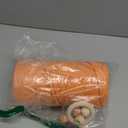 Macrame Cotton Cord 5mmx109 Yard 4 Strand, Munzong Natural Handmade 4 Twisted Cotton Rope for Wall Hanging Weaving Tapestry DIY Craft Knitting Plant Hanger Gift Wrapping Wedding Decor(100m, Golden)