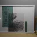 MCS Studio Gallery Movie Poster Frame 27x40 White Woodgrain, Vertical & Horizontal Wall Hanging Large Picture Frame for Photos, Artwork & Custom Posters (1-Pack)