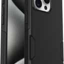 OtterBox iPhone 15 Pro (Only) Commuter Series Case - Black, Slim & Tough, Pocket-Friendly, with Port Protection
