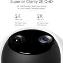 VSTARCAM 2K Dual Lens Indoor Security Camera, 10X Hybrid Zoom WiFi Camera for Home Security, 360 AI Tracking Pet Baby Monitor, Color Night Vision, 2-Way Audio, Support Cloud & 256GB SD Card Storage