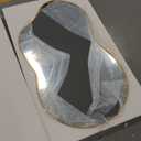 Dorlicecass Bathroom Mirror - Gold Irregular Wall Mirrors Decorative 26"x46" Asymmetrical Tempered Glass Aviation Aluminum Alloy Frame for Vanity, Bedroom, Living Room, Cloakroom, Entryway