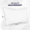 Utopia Bedding Bed Pillows for Sleeping King Size (White), Set of 2, Soft & Fluffy Pillow with Down Alternative Filling, Cooling, Hotel Quality, Gusseted Pillow for Back, Stomach or Side Sleepers