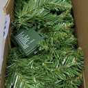 9 FT Christmas Garland Pre-lit 70 LED Lights Holiday Artificial Decor for Stairs Mantle Door Indoor Outdoor Garland with Battery Operated Timer (Green Spruce)