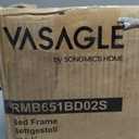 VASAGLE Queen Metal Bed Frame 14 Inches Tall, 1100 lb Weight Capacity
Heavy-Duty Platform Bed, No Box Spring Needed, Under-Bed Storage, Mattress Retainers, Easy Setup, URMB651BD02S