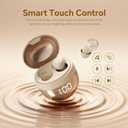 Yihou Invisible Small Mini Sleep Earbuds Headphones Wireless Bluetooth Comfortable Tiny Sleeping Smallest Low Profile Micro Discreet Hidden Kids Earbuds Ear Buds for Small Ear Canals Women Work