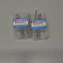 TCT Hole Saw Set, 2-Pack of 1/2" (12mm) Heavy Duty Tungsten Carbide Tipped Hole Cutters for Stainless Steel Mild Steel Copper Iron Brass Plastic and More, with Titanium-Plated Pilot Drill Bits