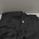 Black Backdrop Curtains 2 Panels 5ft x 10ft Polyester Photo Backdrop Drapes for Wedding Party Stage Birthday Decorations