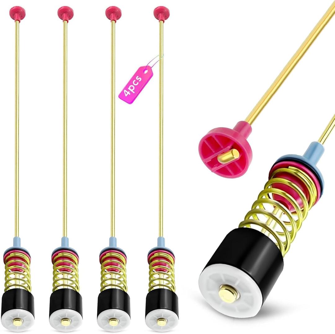 2026 Upgraded DC97-16350U DC97-16350T Washer Suspension Rods for Samsung WA50R5200AW/US WA50R5400AV/US WA45T3200AW/A4 WA45N3050AW/A4 WA50R5400AW/US Washing Machine Replace DC97-05280W DC97-16350S 4PCS