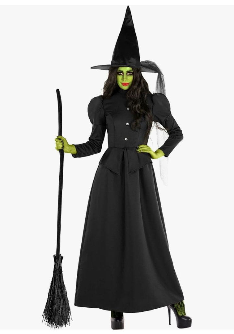 Morph Witch Costume for Women - Adult Halloween Witch Outfit - Spooky Women's Costume for Parties and Celebrations, Size XXXL