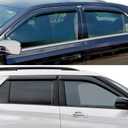 Outside Mount Rain Guards Window Visors for 2021-2025 Nissan Rogue S SV SL,Window Wind Deflectors Vent Visors | Easy Stick-On Installation | Weather Protection for Side Windows,Truck Accessories-4pcs