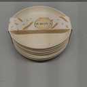 Wrova Wheat Straw Plates - 8 Inch Unbreakable Dinner Plates Set of 8 - Dishwasher & Microwave Safe Plastic Plates Reusable - Lightweight Small Plates for kitchen, R.V. (Beige)