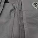 Outdoor Curtains for Patio - 2 Panels Waterproof Grommet Top Curtains, Gray Woven Textured Outside Curtain for Gazebo, Porch, Pergola, Cabana, Deck, Sunroom, 100W x 84L inch, Gray (Grey)