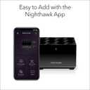 NETGEAR Nighthawk Tri-Band Whole Home Mesh WiFi 6 Add-on Satellite (MS80) add up to 2,250 sq. ft. of Coverage