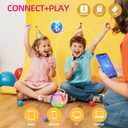 Kinglucky Mini Karaoke Machine for Kids, Top Birthday Gift Pick for Girls Ages 3, 4, 5, 6, 7, 8, 9, 10, 11, 12 Years Old, Kids' Personal Video Players Accessories with 2 Mics Singing Present Toy, Pink